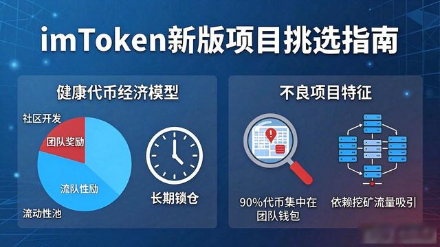 imToken新版下载后，怎么挑靠谱项目